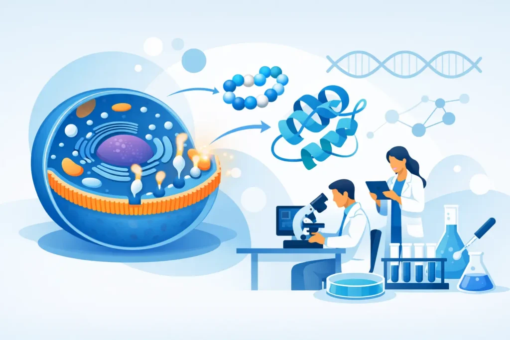 How Cellular Signaling Peptides Work in Research